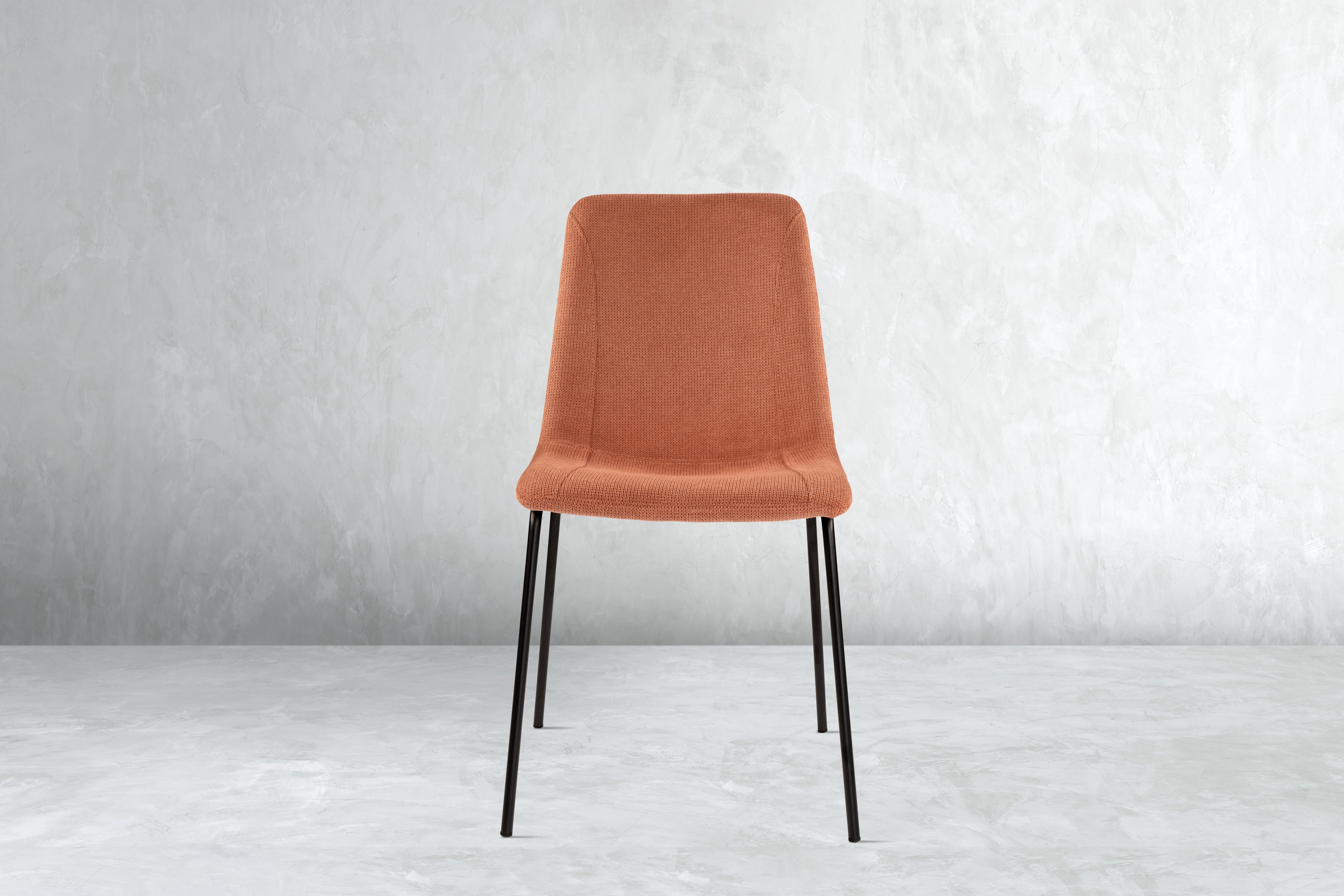 Monica Chair Raspberry Comfortable Modern Dining Room Chair with Upholstered Design | Dwella